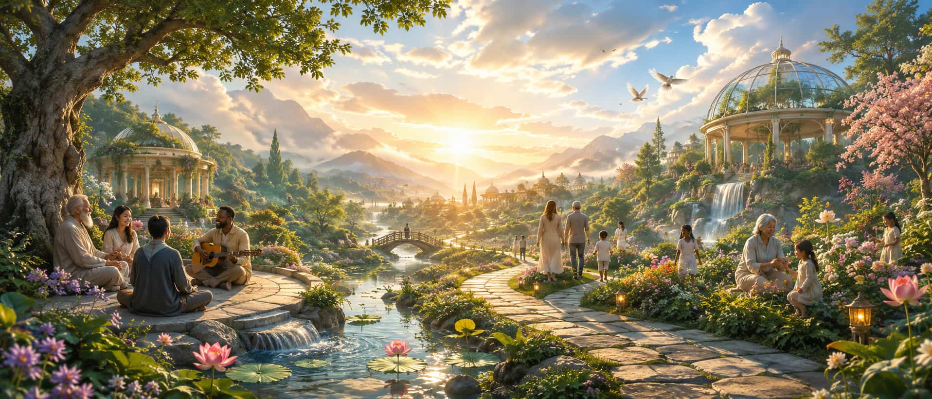 Lifechanyuan's Inner Garden concept — soul purification as the foundation of Civilization 3.0 harmo ...